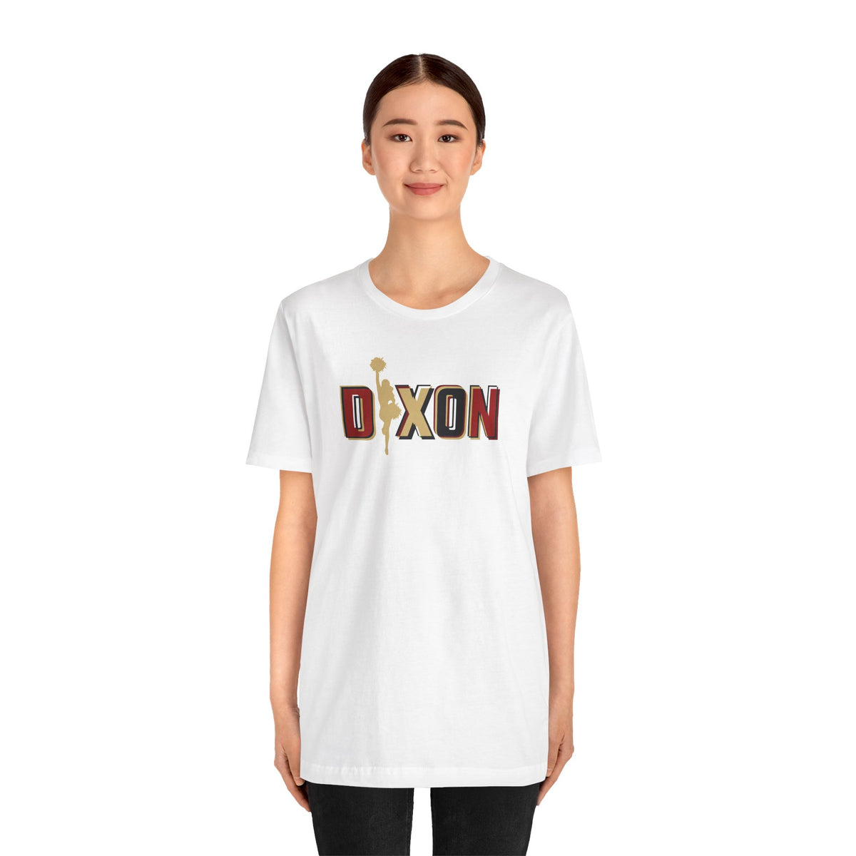 DIXON type with Cheerleader Silhouette