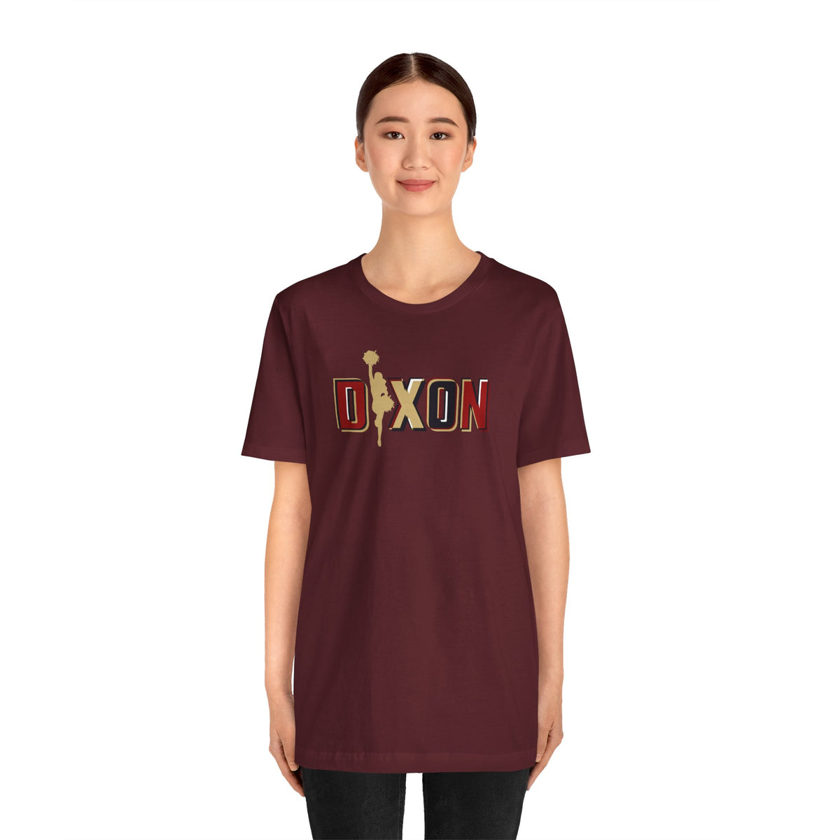 DIXON type with Cheerleader Silhouette