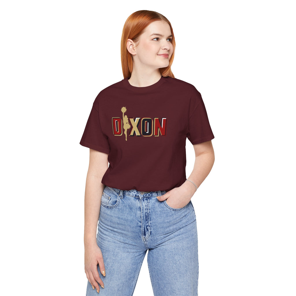 DIXON type with Cheerleader Silhouette