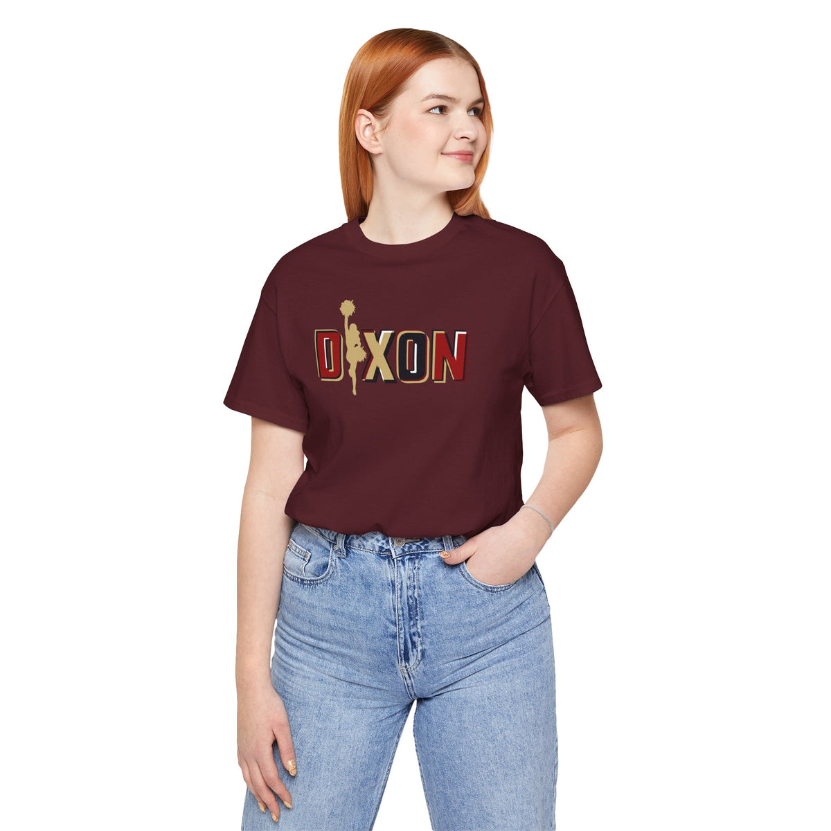 DIXON type with Cheerleader Silhouette