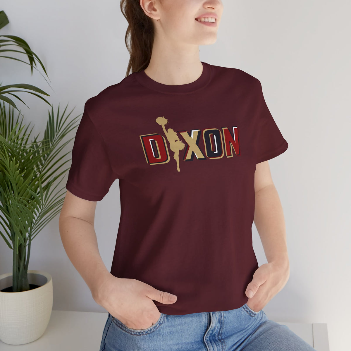 DIXON type with Cheerleader Silhouette